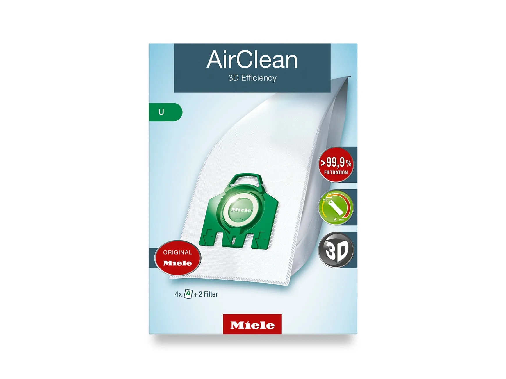 Airclean 3D Efficiency U Dustbags<Miele Clearance