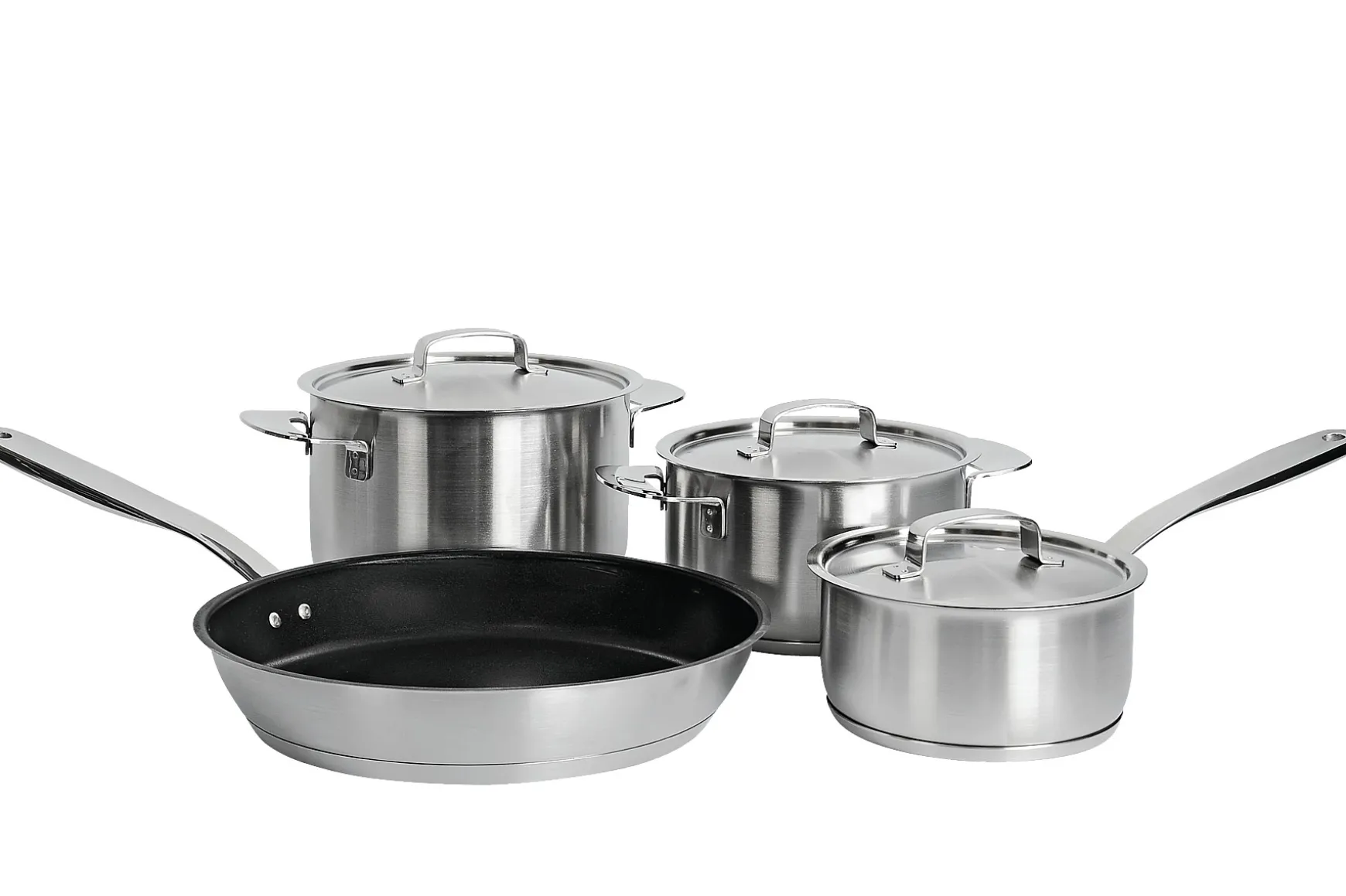 Fiskars "All Steel" Starter Pan Set (4 Pieces)<Miele Outlet