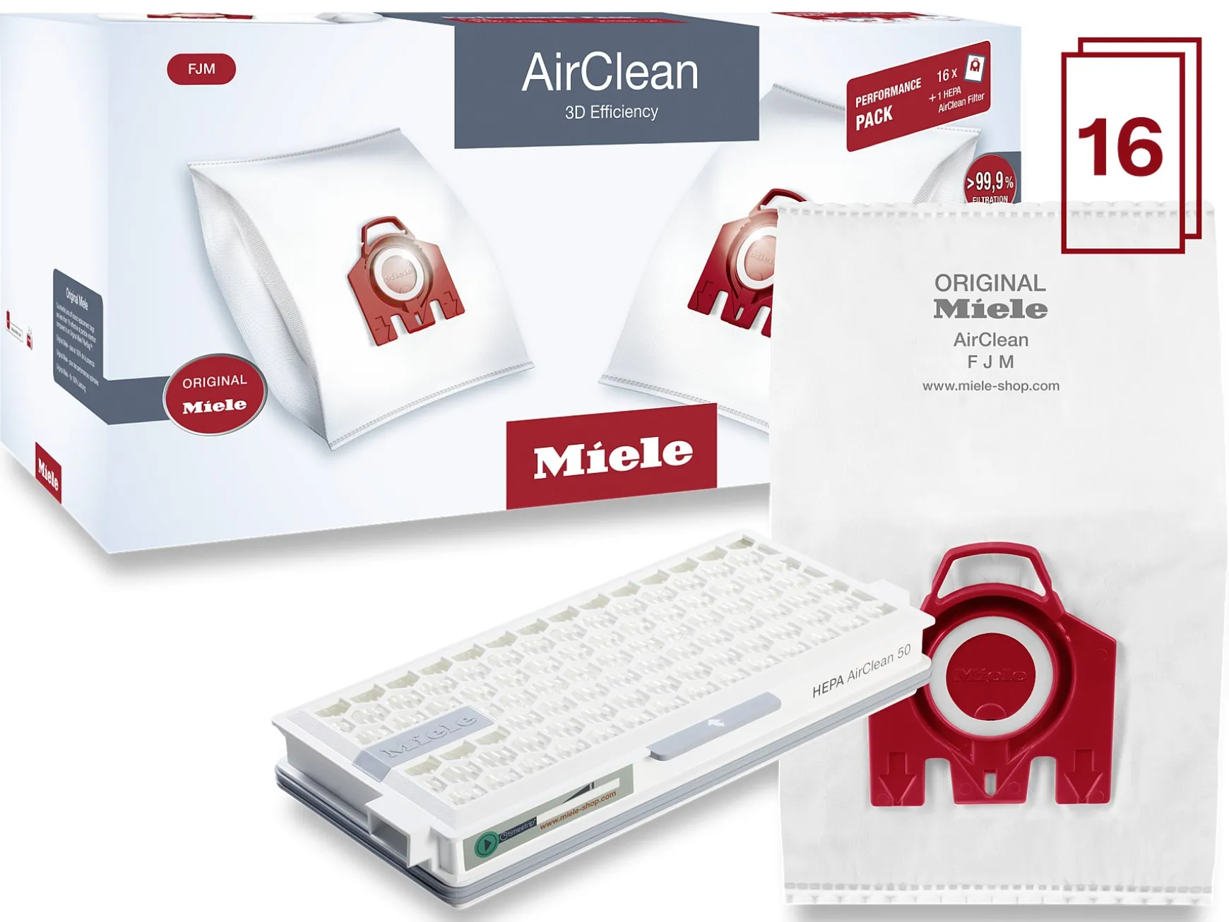 Performance Pack Airclean 3D Efficiency Fjm<Miele Store