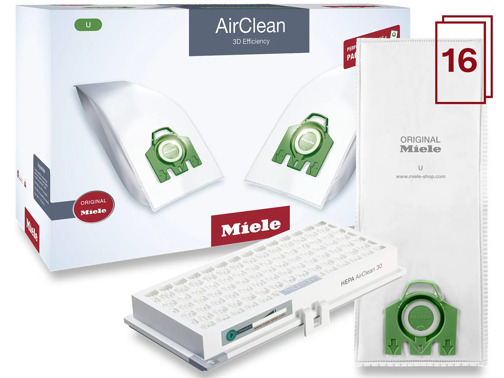 Performance Pack Airclean 3D Efficiency U<Miele Fashion