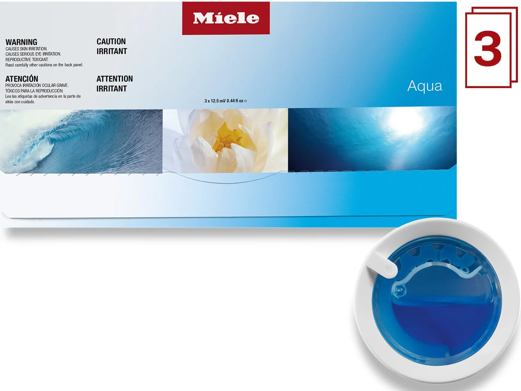 Set Of 3 X Aqua Fragrance Flacon<Miele Online